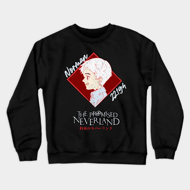 THE PROMISED NEVERLAND: NORMAN (GRUNGE STYLE) Crewneck Sweatshirt by FunGangStore